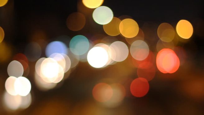 blurred lights